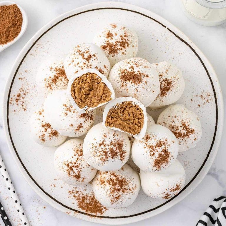 Pumpkin Spice Cheesecake Bites
