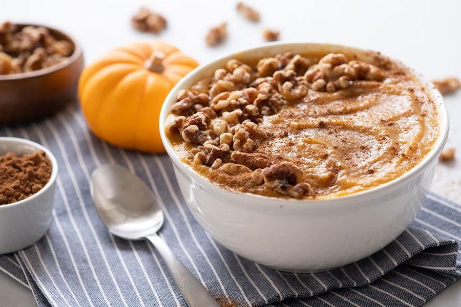 Pumpkin Spice Cream of Wheat Porridge