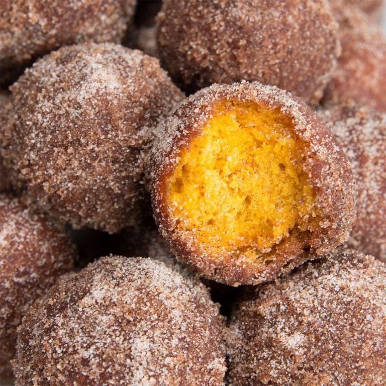 Pumpkin Spice Donut Holes
