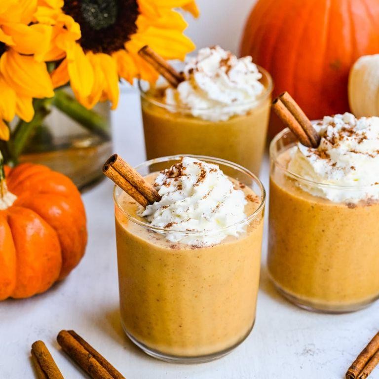 Pumpkin Spice Smoothie with Almond Butter