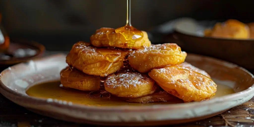 Pumpkin Spice Sopaipillas with Maple Glaze