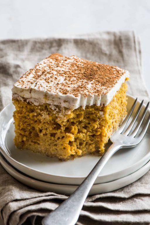 Pumpkin Spice Tres Leches Cake for Fall