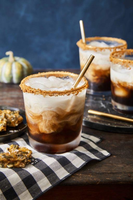 Pumpkin Spice White Russian Martini