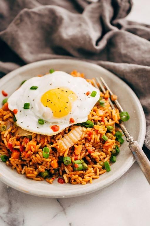 Quick Kimchi Fried Rice