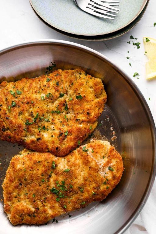 Quick Parmesan Crusted Chicken Breast