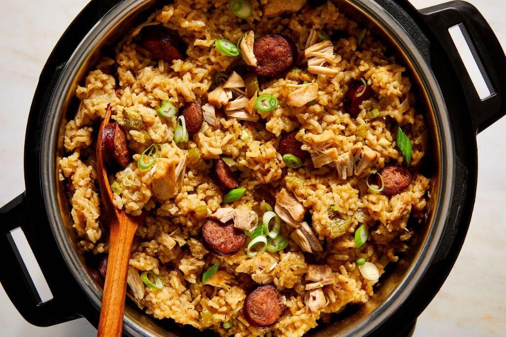 Quick and Easy Jambalaya with Instant Pot