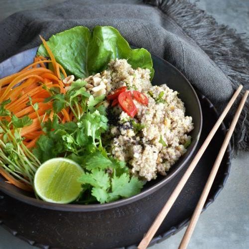 Quinoa Larb for a Healthy Twist