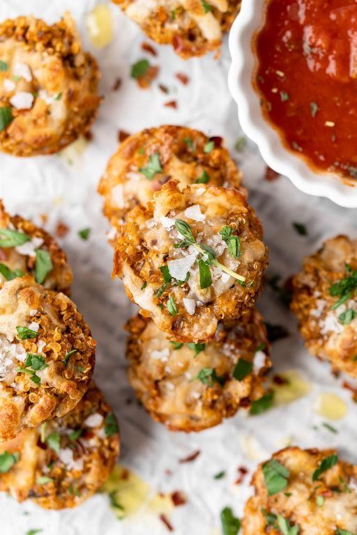 Quinoa Pizza Bites
