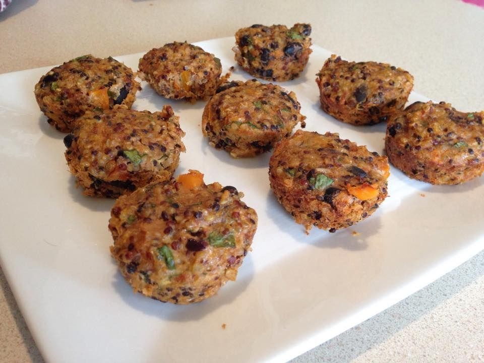 Quinoa and Black Bean Bites
