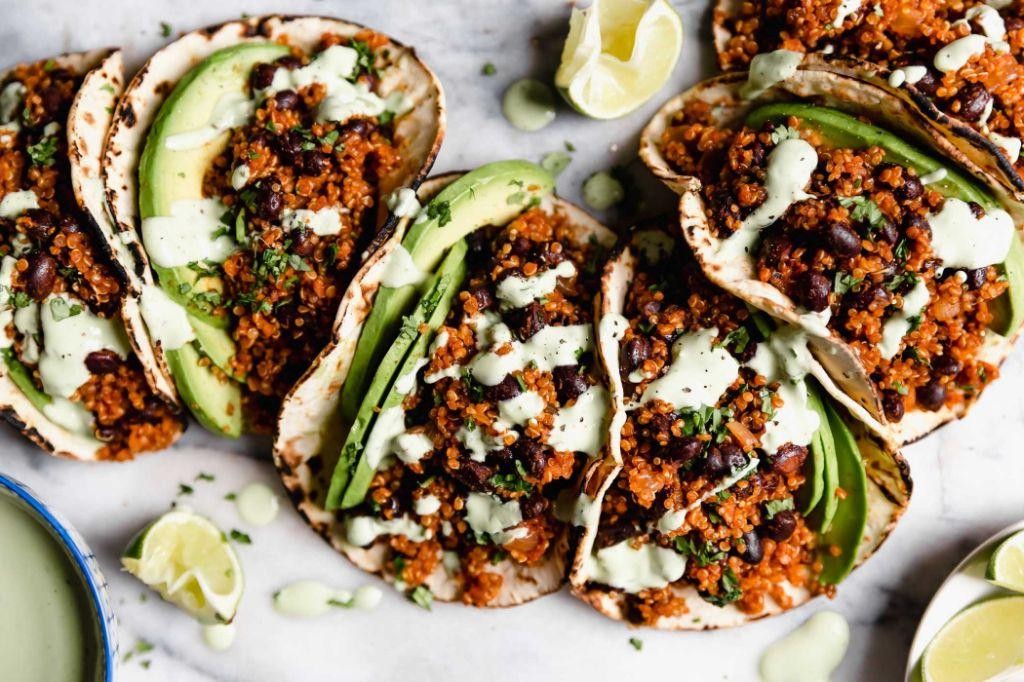 Quinoa and Black Bean Tacos