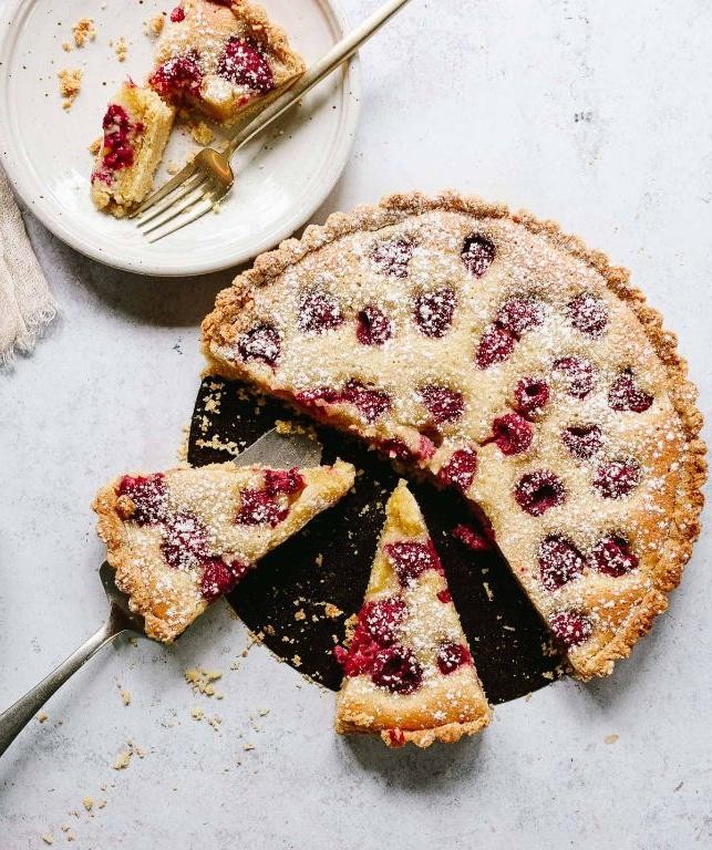 Raspberry Almond Tart