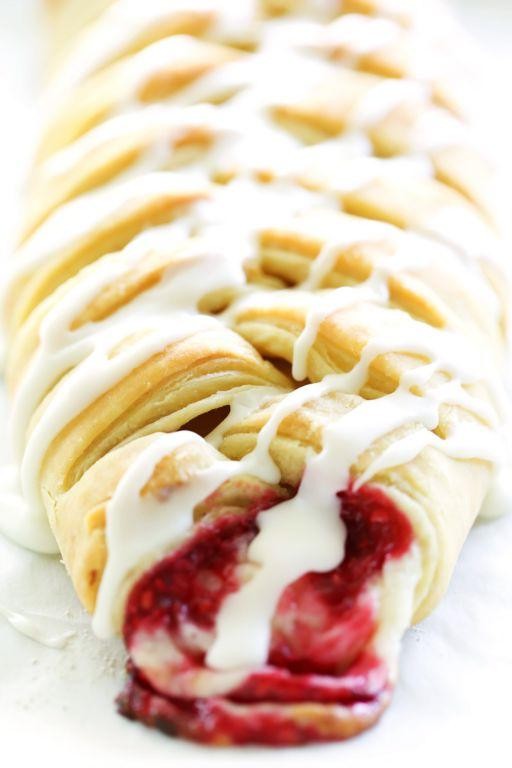 Raspberry Cream Cheese Danish Braid