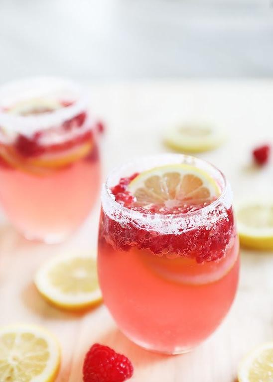 Raspberry Limoncello Prosecco Spritz
