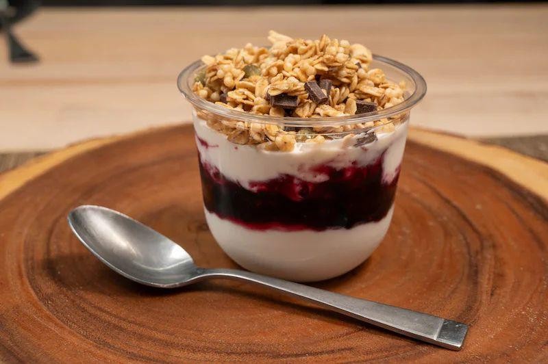 Raspberry Protein Parfait