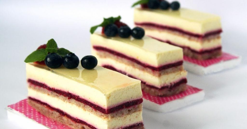 Raspberry Rose Bavarian Cream