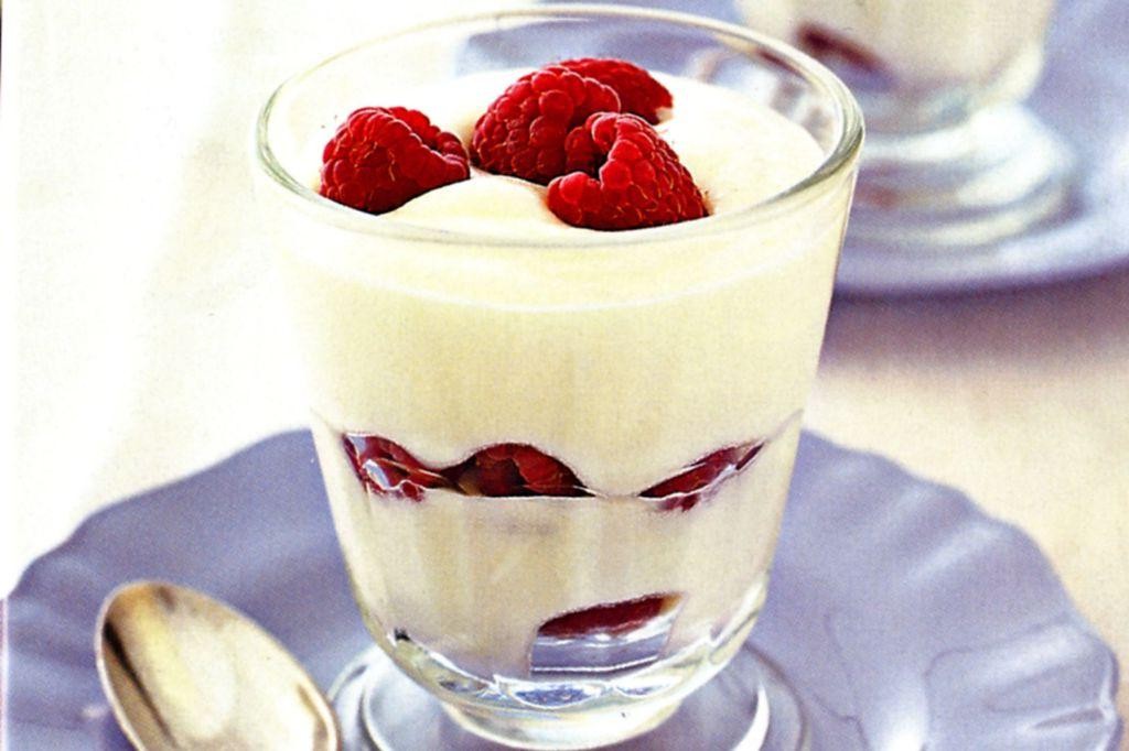 Raspberry White Chocolate Mousse