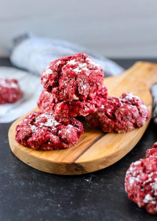 Red Velvet Butter Cookies