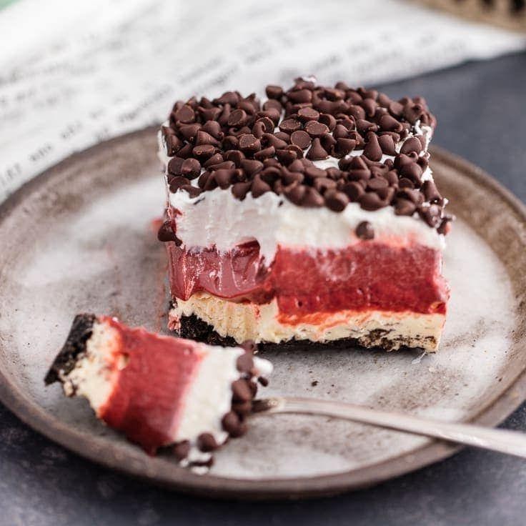Red Velvet Dessert Lasagna