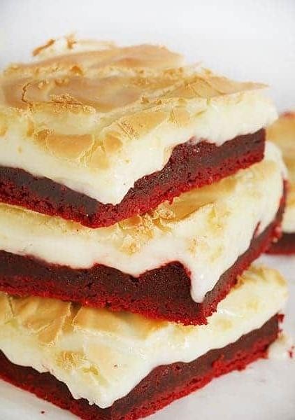Red Velvet Gooey Butter Cake