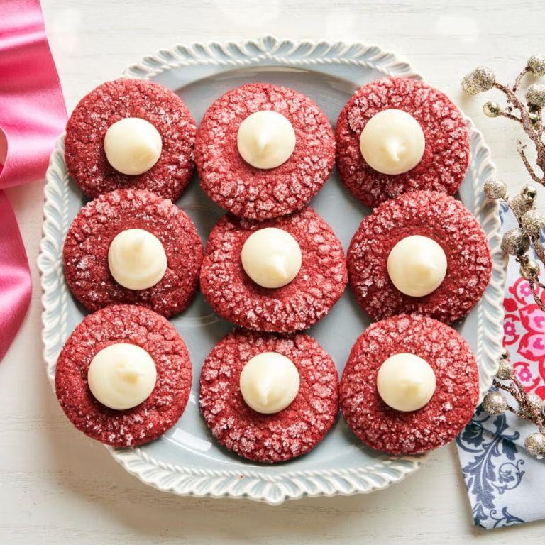 Red Velvet Ladyfinger Cookies