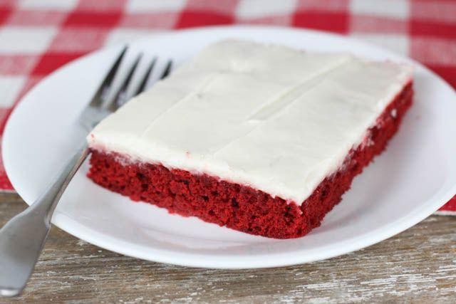 Red Velvet Texas Sheet Cake