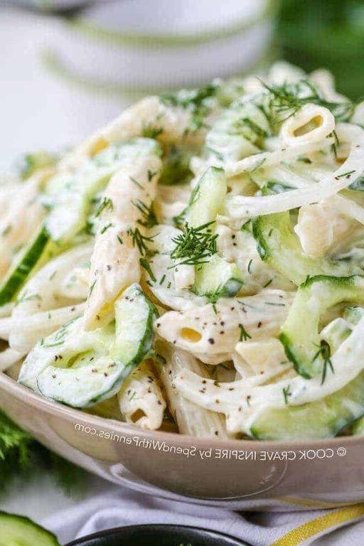 Refreshing Cucumber Tortellini Salad with Dill