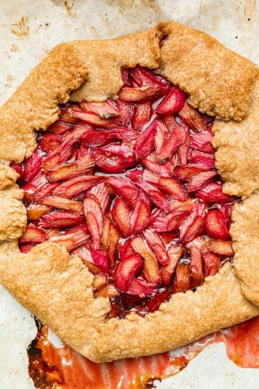 Rhubarb Galette