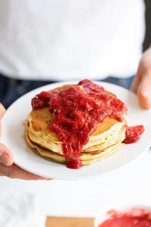 Rhubarb Sauce for Pancakes