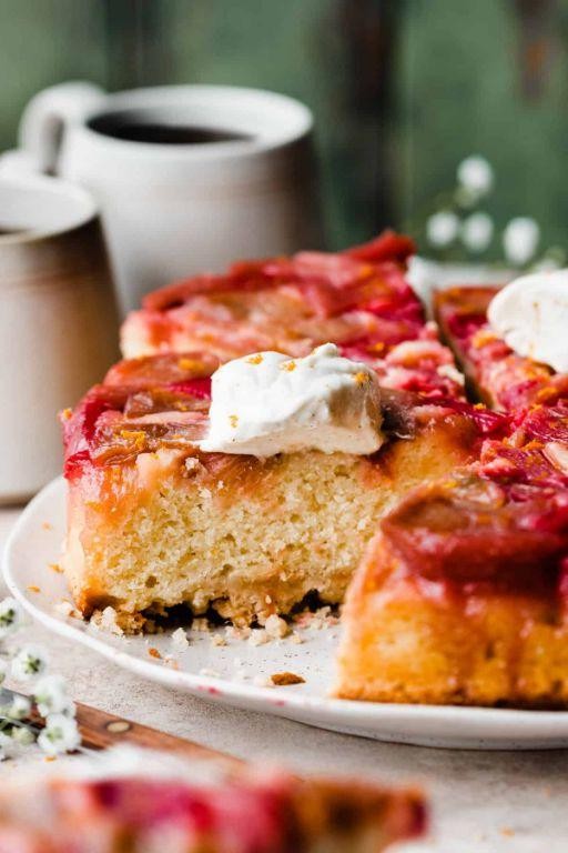 Rhubarb Upside-Down Cake