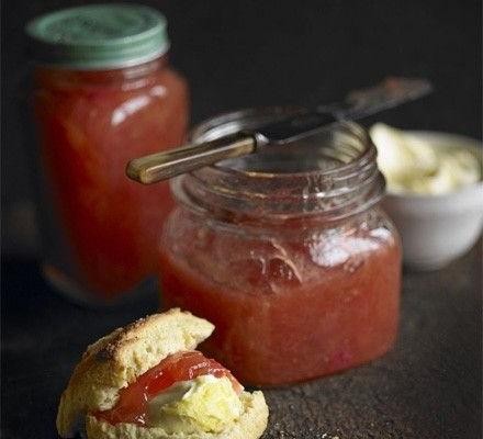 Rhubarb and Ginger Jam