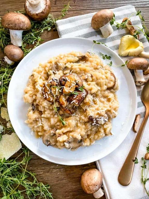 Rich and Creamy Mushroom Risotto