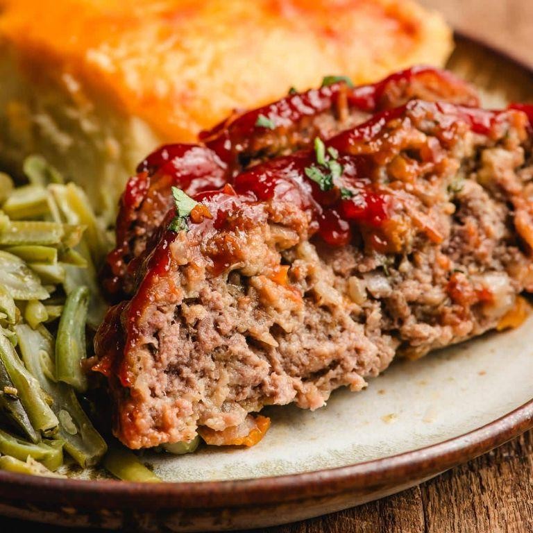 Ritz Cracker Meatloaf
