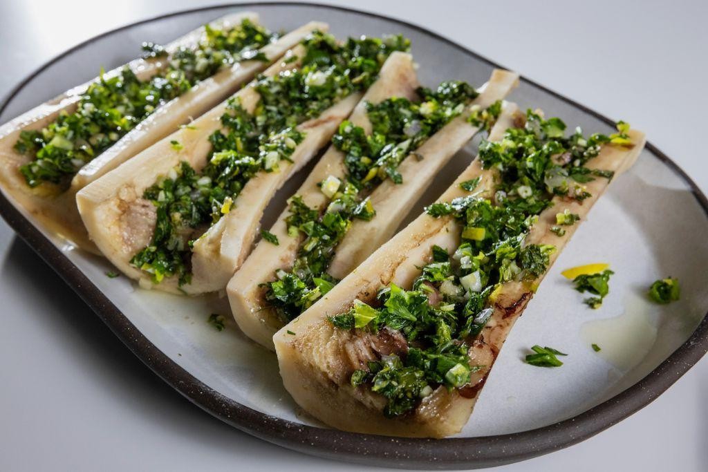 Roasted Bone Marrow with Garlic and Parsley