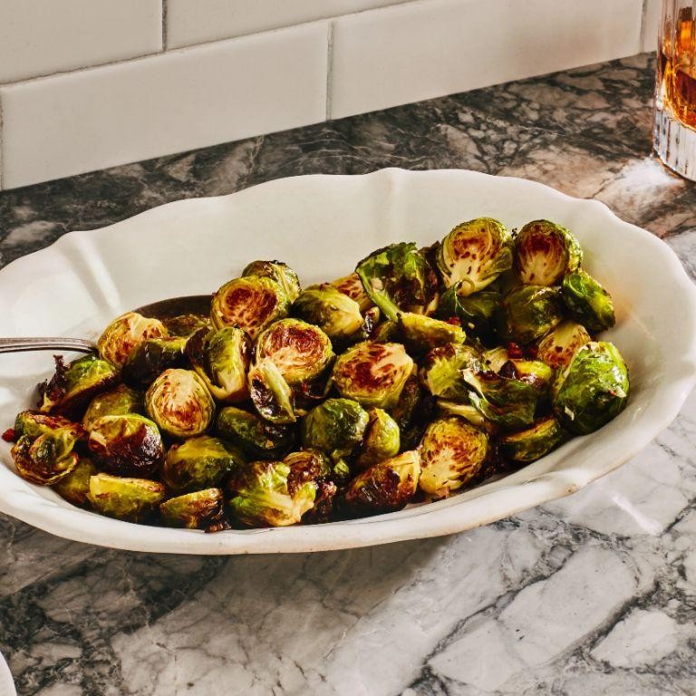 Roasted Brussels Sprouts with Pancetta