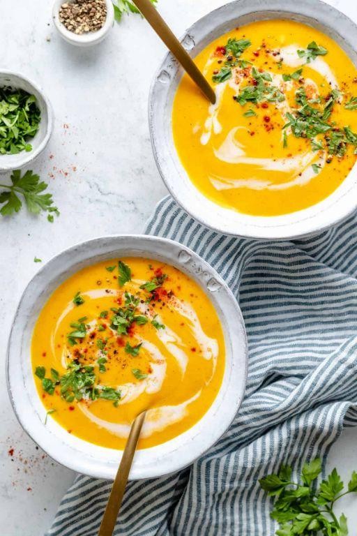 Roasted Carrot and Ginger Soup