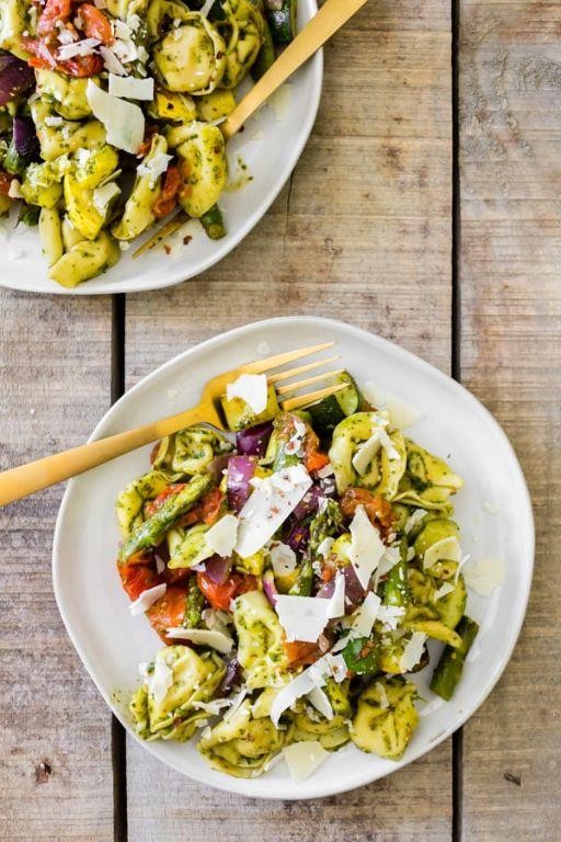 Roasted Vegetable Tortellini Salad