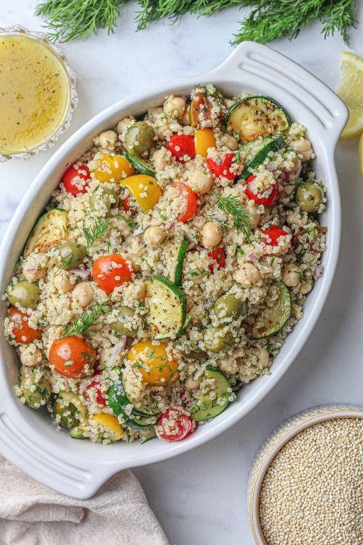 Roasted Zucchini and Quinoa Salad