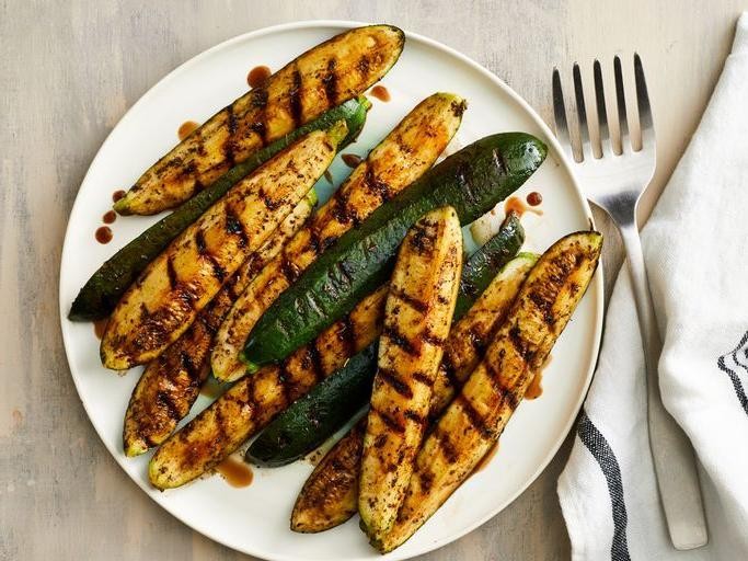 Roasted Zucchini and Squash with Balsamic Reduction