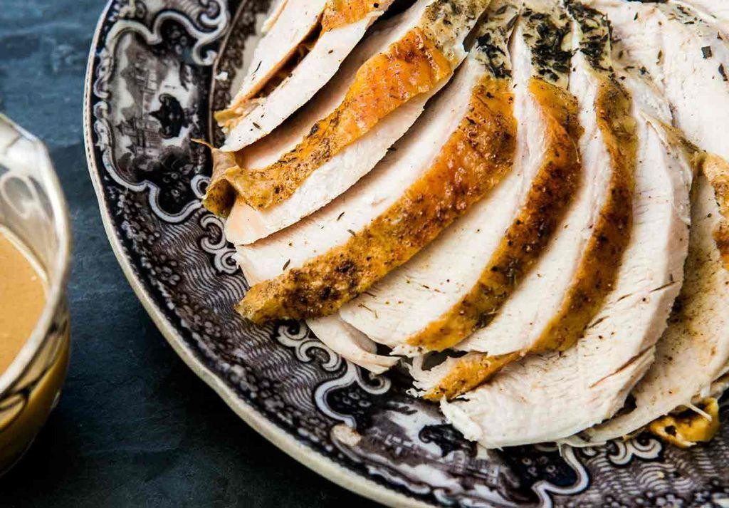 Rosemary Garlic Turkey Breast with Gravy