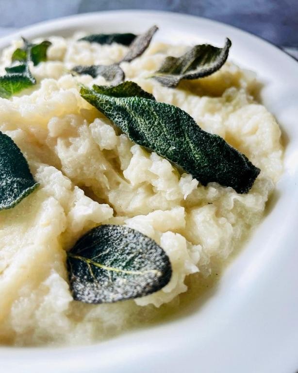 Rosemary and Olive Oil Mashed Turnips
