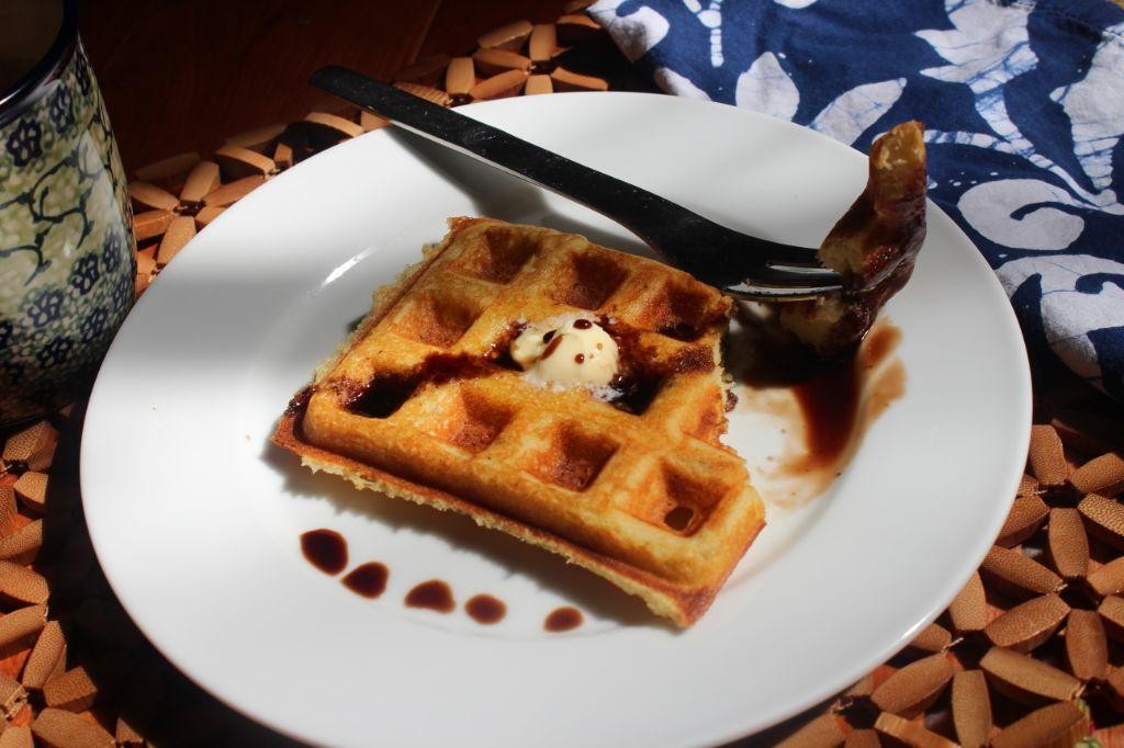 Rosemary and Olive Oil Waffles