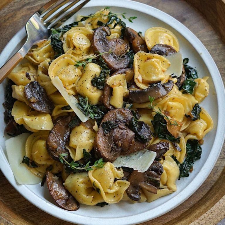 Rosemary and Thyme Mushroom Tortellini