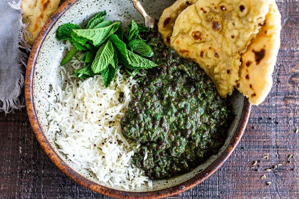 Saag Dal with Lentils