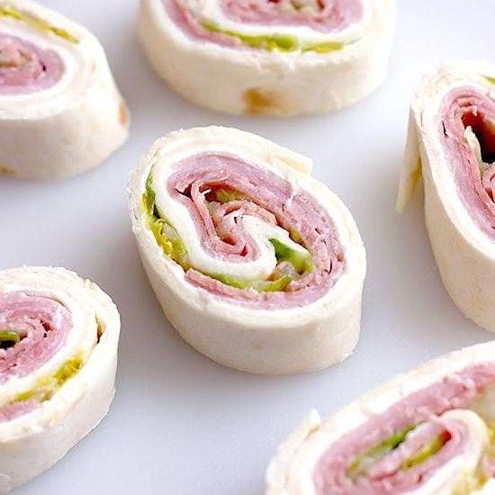 Salami and Cream Cheese Pinwheels