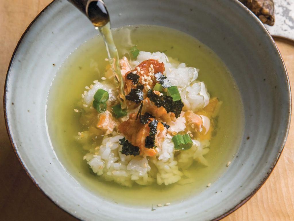 Salmon Ochazuke (Rice with Tea Broth)
