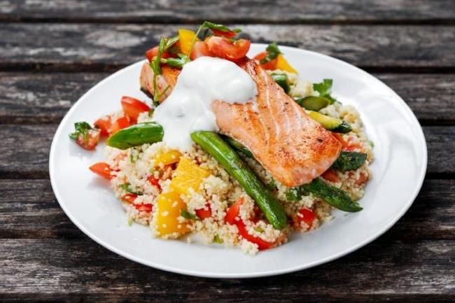 Salmon with Lemon and Dill Quinoa