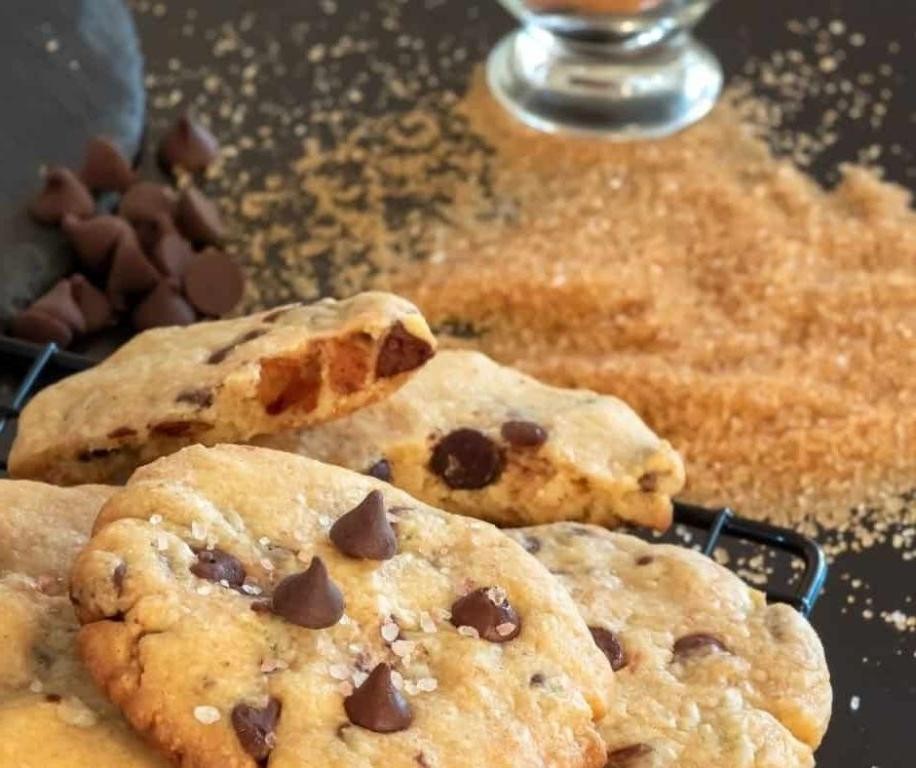 Salted Caramel Air Fryer Cookies