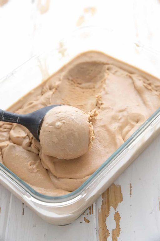 Salted Caramel Keto Ice Cream