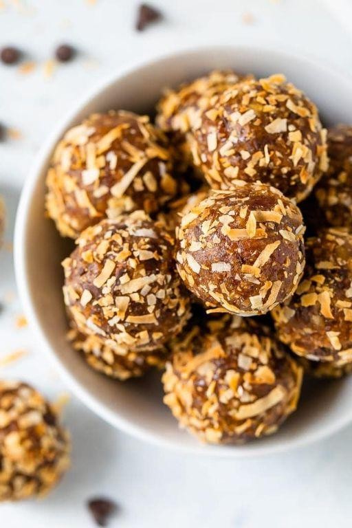 Samoas No-Bake Energy Balls