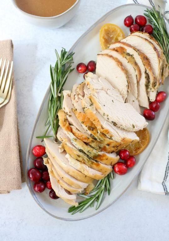 Savory Herb Turkey Breast with Gravy